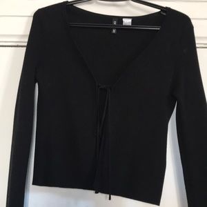 Tie front cardigan